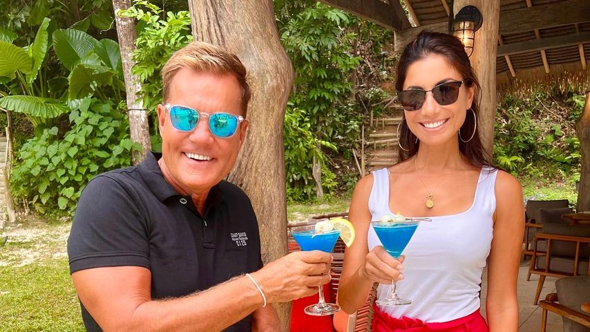 Dieter Bohlen und Carina Walz in Phuket