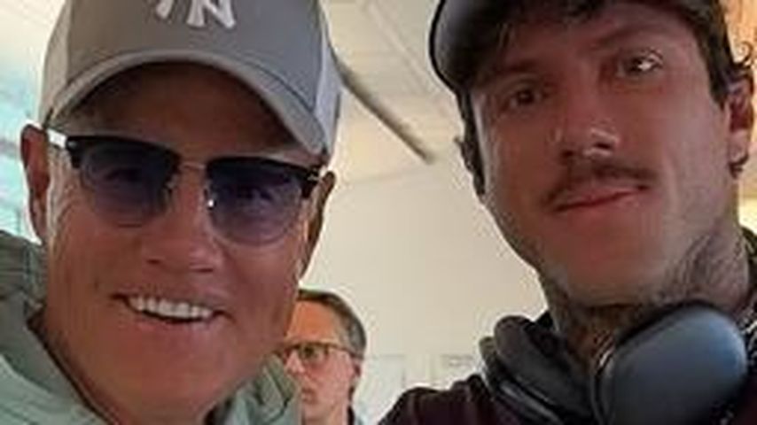 Dieter Bohlen und Christian Wolf am Flughafen, Juni 2025