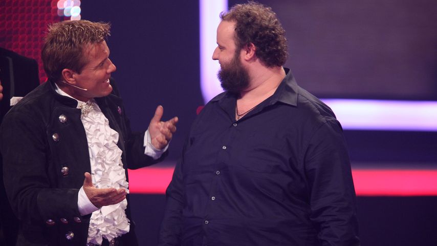 Dieter Bohlen und Michael Holderbusch bei "Das Supertalent" 2010