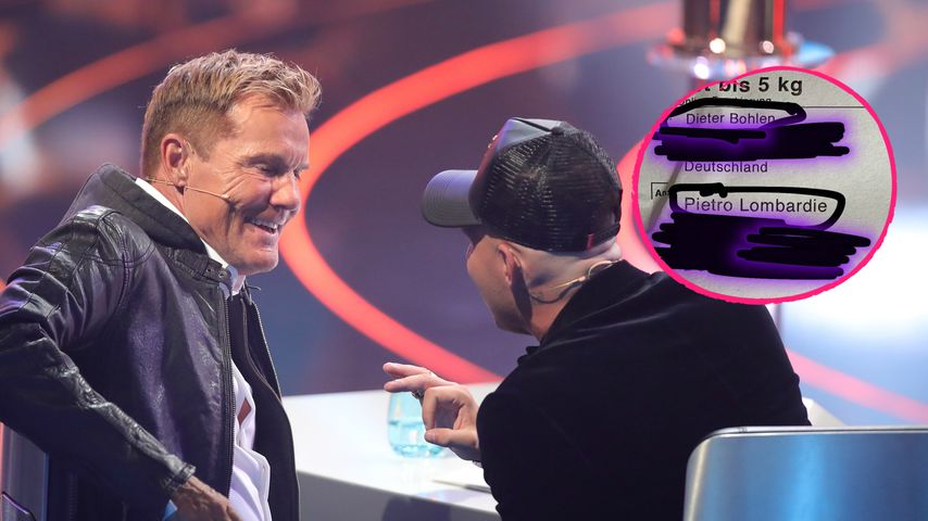 Pietro "verletzt": Dieter Bohlen schreibt "Lombardi" falsch!