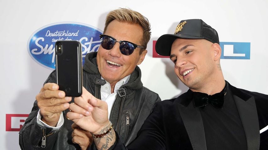 Dieter Bohlen und Pietro Lombardi im April 2019 in Köln