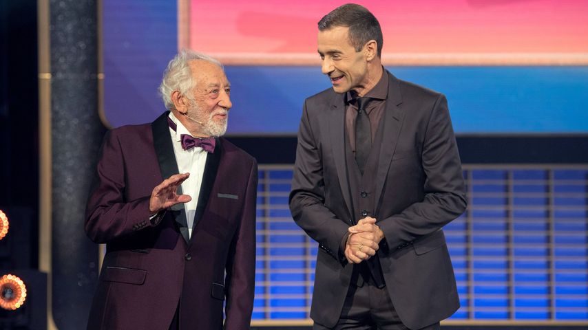 Dieter Hallervorden und Kai Pflaume bei "75 Jahre ARD – Die große Jubiläumsshow"