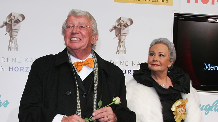 Dieter Thomas Heck und seine Frau Ragnhild im Februar 2008