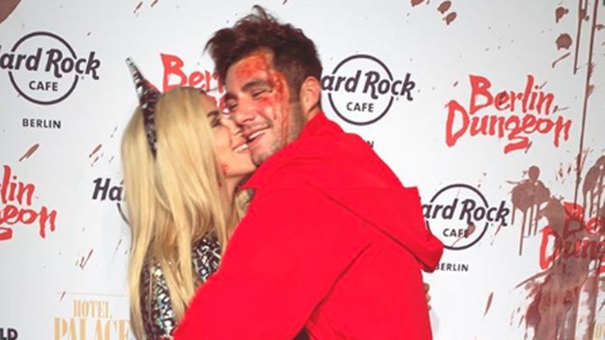 Dijana Cvijetic und Danilo Cristilli bei Natascha Ochsenknechts Halloween-Party im Berlin Dungeon