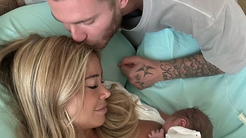 Diletta Leotta und Loris Karius mit ihrer Tochter