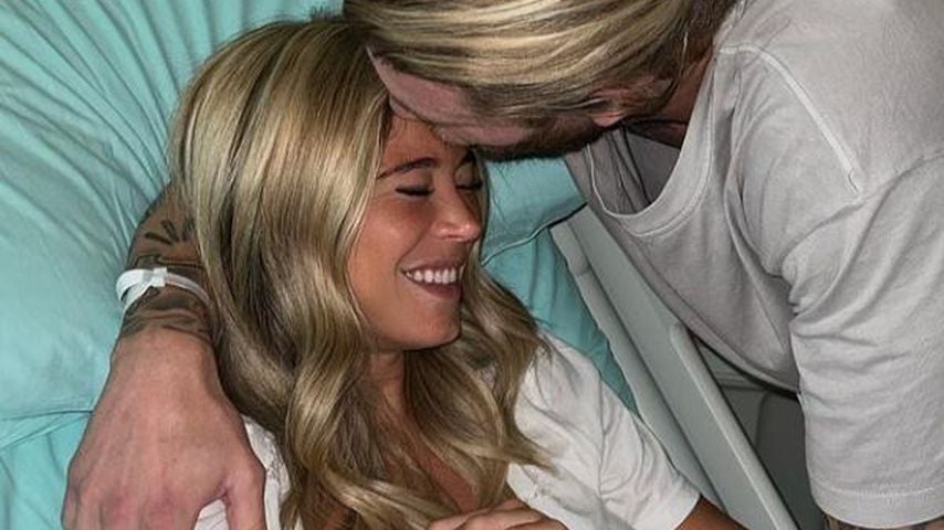 Diletta Leotta und Loris Karius mit ihrer Tochter