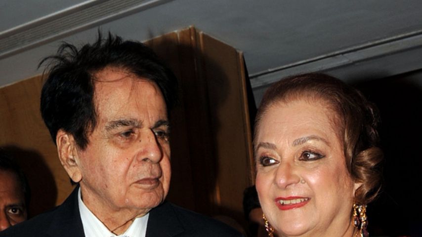 Dilip Kumar und seine Frau Saira Banu im November 2012