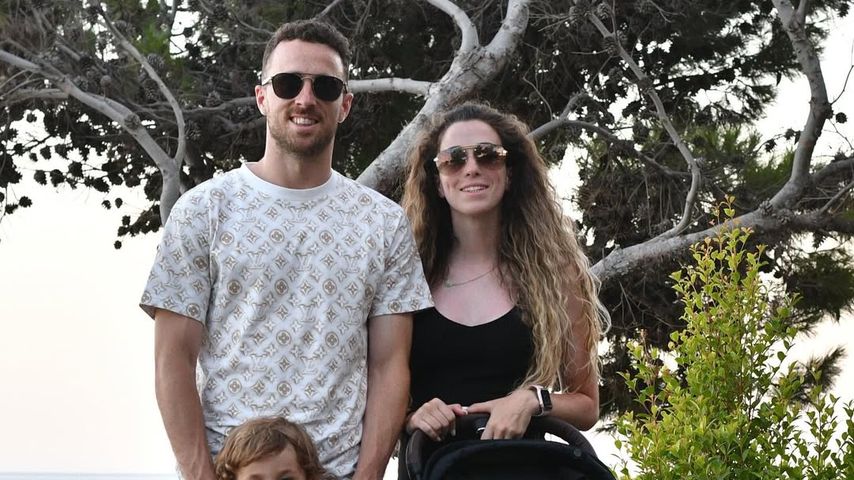 Fußballer Diogo Jota und seine Frau Rute Cardoso im Juli 2024