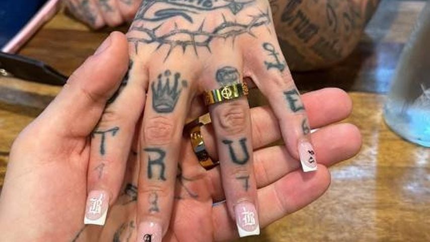 TV-Star Diogo Sangre und Leoni Baltz' Hände