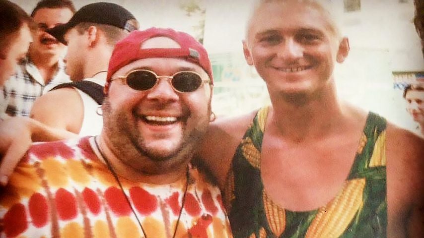 Im "Maiskini": Hubert Fella feierte mit Dirk Bach beim CSD