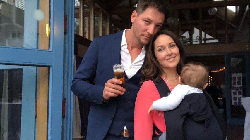 Dirk Moritz und Renée Weibel mit ihrem Sohn