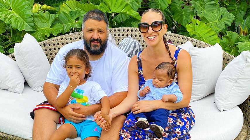 DJ Khaled mit seiner Familie im April 2020