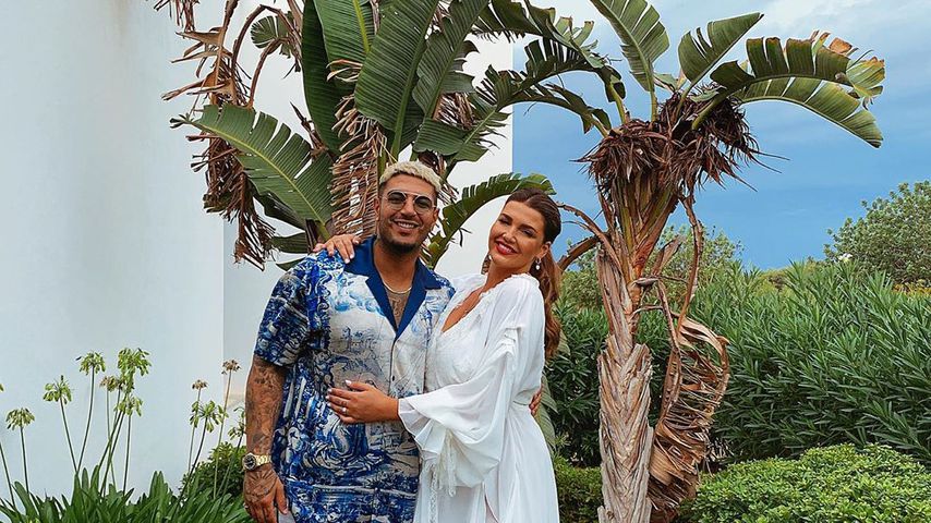 DJ Yeezy und Novalanalove bei ihrer Pre-Wedding-Party