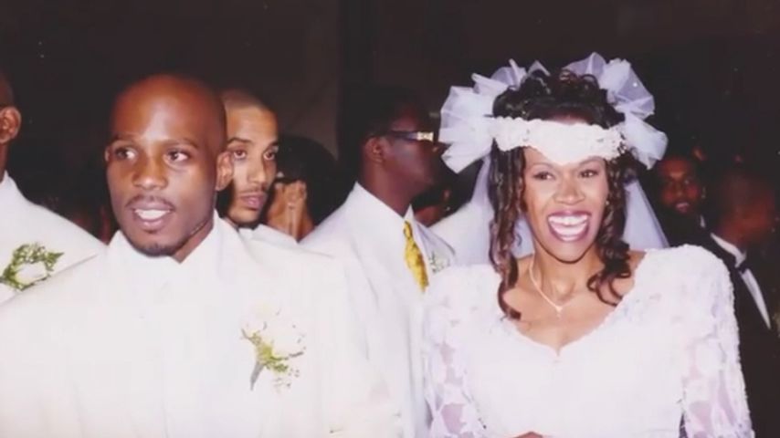 DMX und seine Ex-Frau Tashera Simmons bei ihrer Hochzeit 2005
