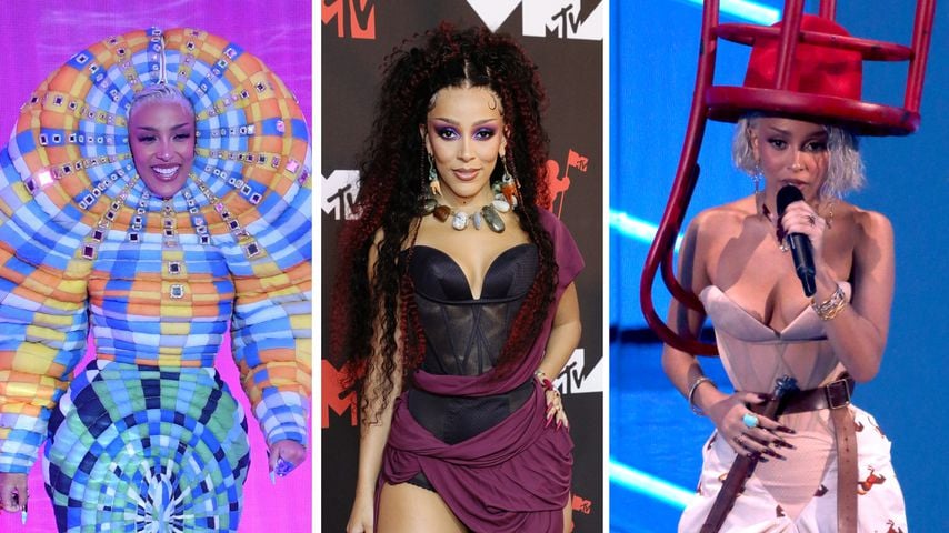 Verrückte Outfits: Doja Cat verblüffte bei den MTV VMAs