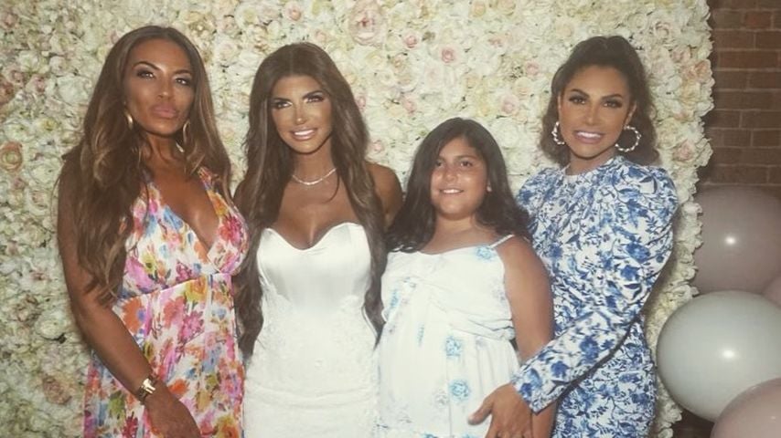 Dolores Catania, Teresa Giudice und Jennifer Aydin mit ihrer Tochter