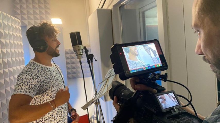Domenico De Cicco im Tonstudio