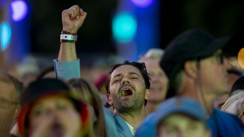 Dominic Cooper beim Duran-Duran-Konzert im Hyde Park