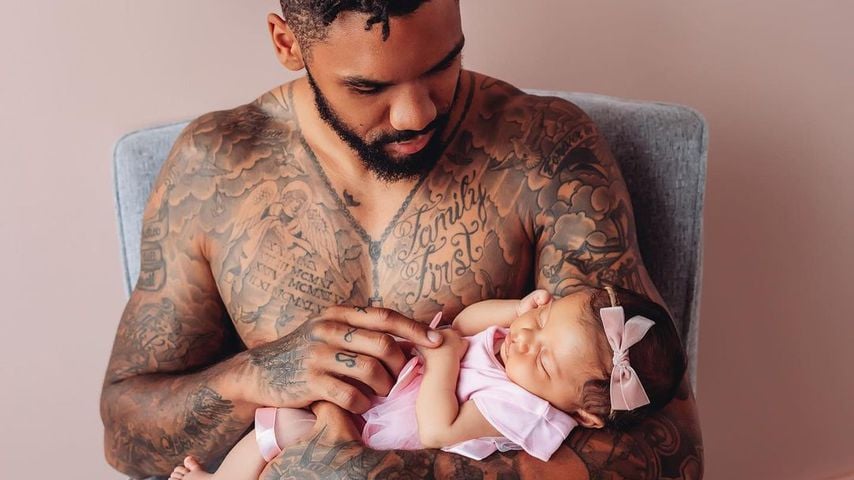 Dominic Harrison mit seiner Tochter Kyla