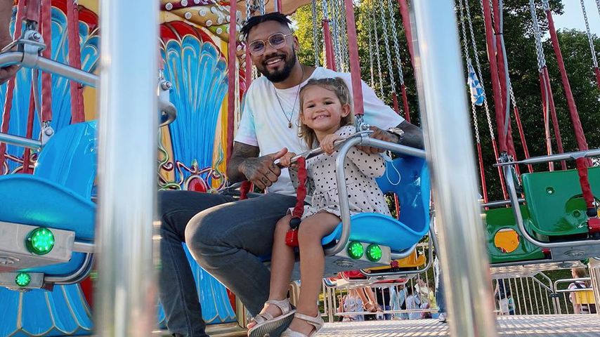 YouTube-Star Dominic Harrison mit seiner Tochter Mia
