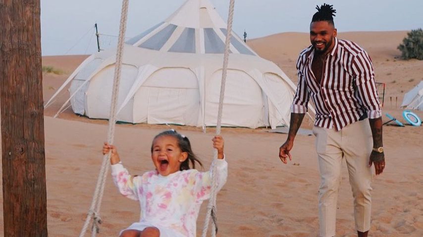 Dominic Harrison und seine Tochter Mia Rose