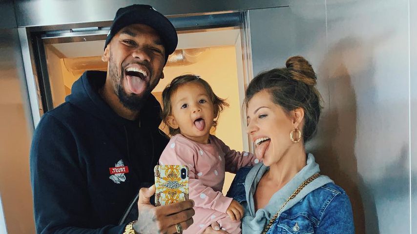 Dominic, Mia Rose und Sarah Harrison, April 2019
