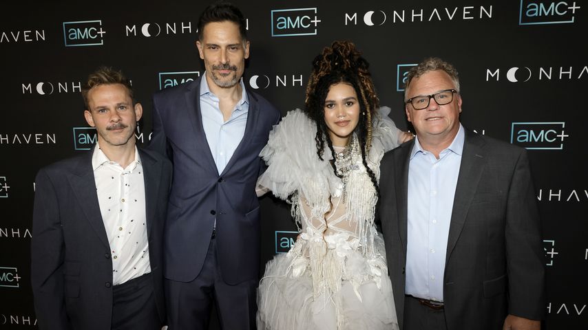 Dominic Monaghan, Joe Manganiello, Emma McDonald und Peter Ocko im Juni 2022
