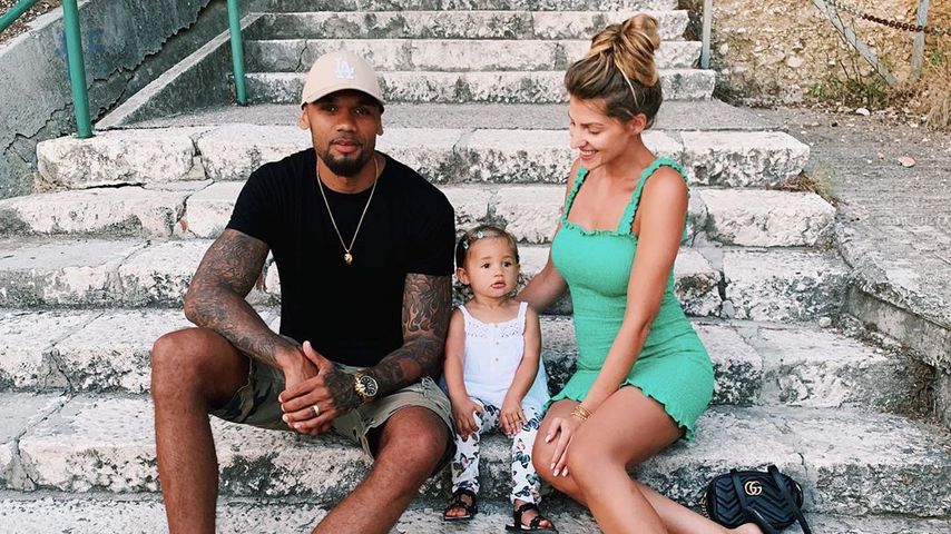 Dominic, Sarah und Mia Rose Harrison, Juni 2019