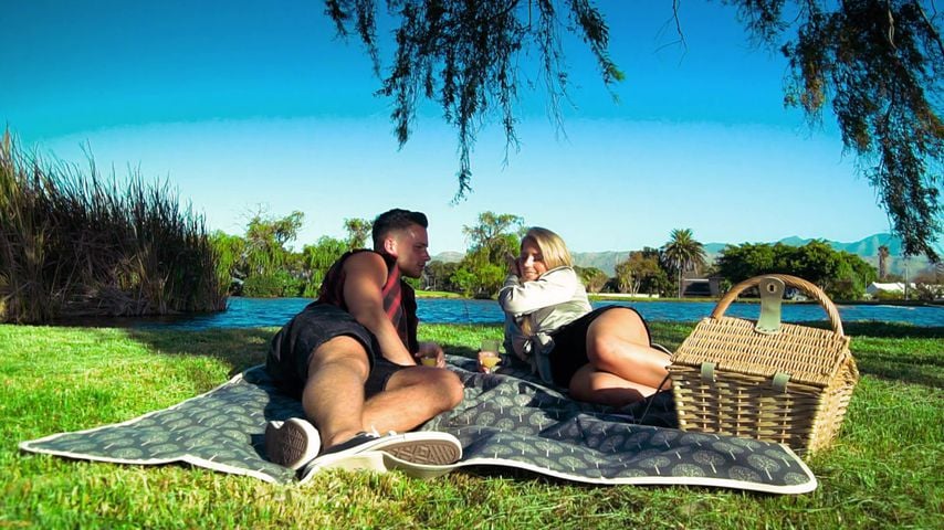 Dominic und Melissa bei ihrem Date