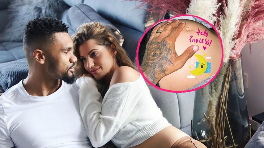 "Besser als jede Serie": Domi kuschelt mit Sarahs Babybauch