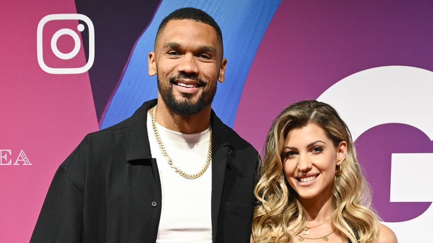 Dominic und Sarah Harrison bei der GLOW-Messe in Essen