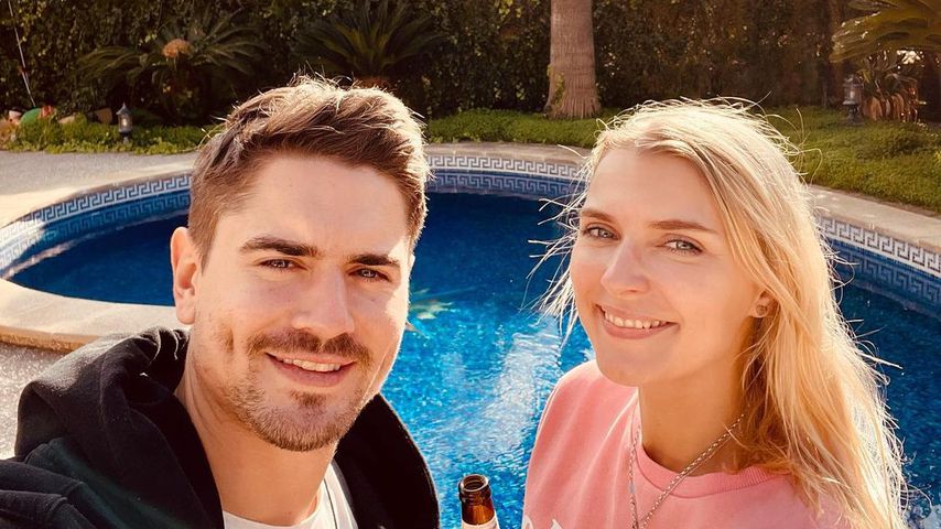Dominik Bruntner und GNTM-Jolina nach Mallorca ausgewandert