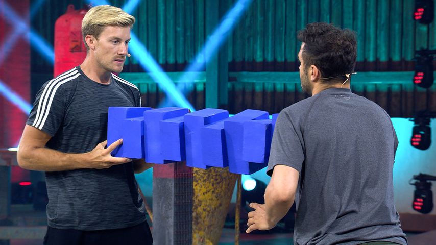 Dominik Schmitt und Lars Steinhöfel im "Sommerhaus der Stars"-Halbfinale