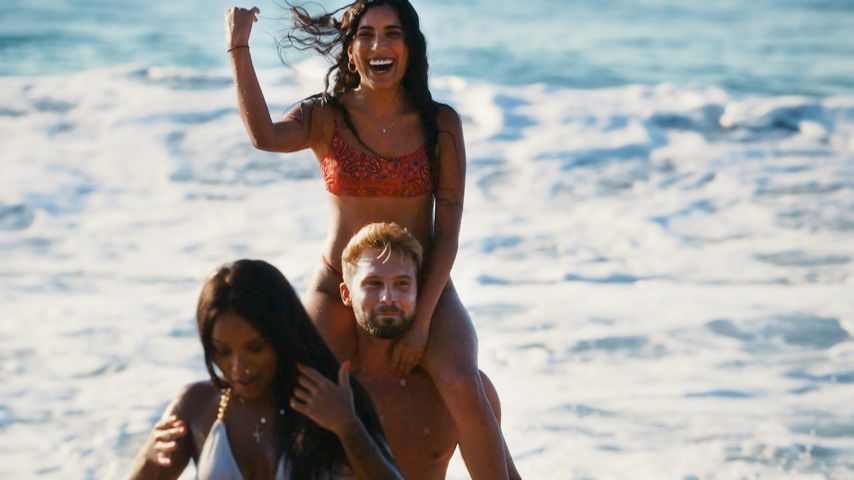 Dominik Stuckmann, Valeria Pérez und Chiara Fröhlich beim Bachelor
