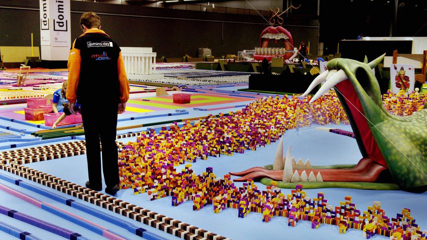"Domino Day" im Jahr 2007