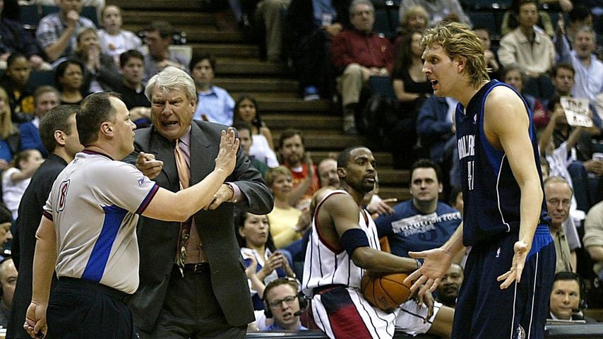 Mark Wunderlich, Don Nelson und Dirk Nowitzki, 2003