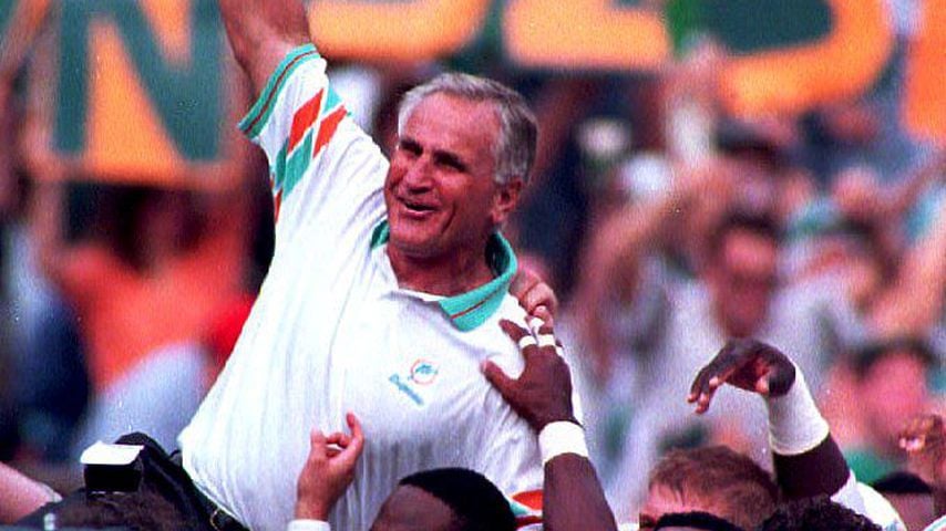 Don Shula, November 1993