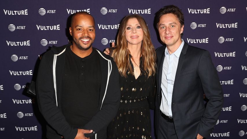 Donald Faison, Sarah Chalke und Zach Braff im November 2018