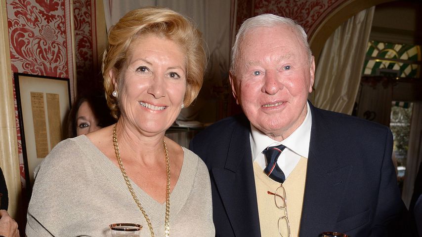 Donald Gosling mit seiner Partnerin Gabriella di Nora (l.) im Mai 2016