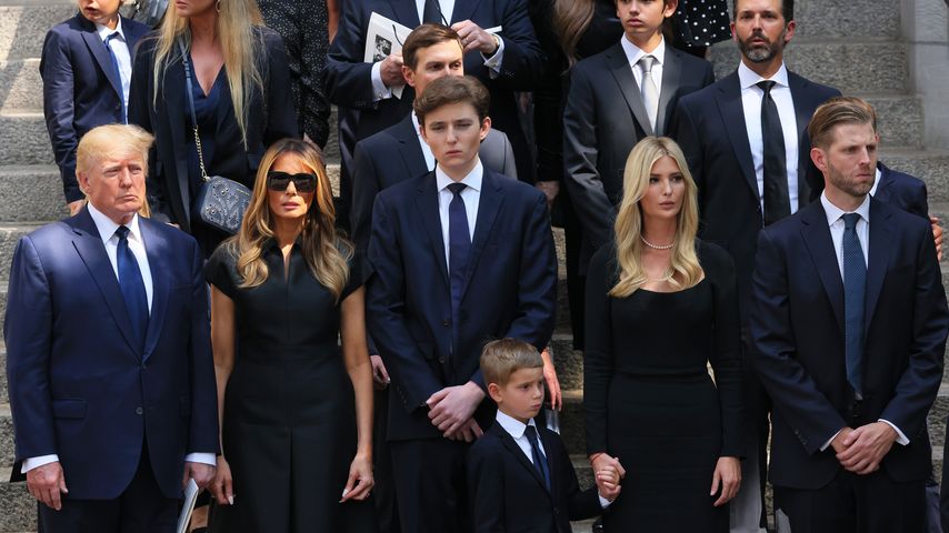 Donald, Melania, Barron, Ivanka, Eric und Donald Trump Jr. im Juli 2022