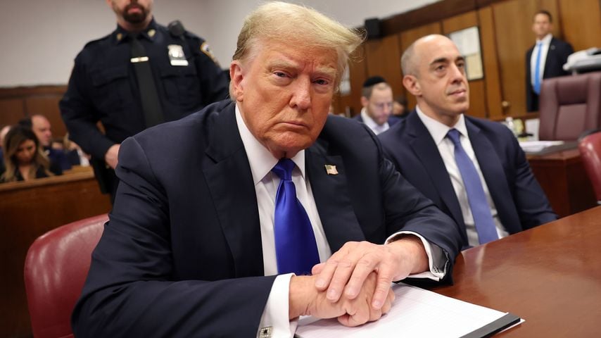 Donald Trump im New Yorker Gericht im Mai 2024