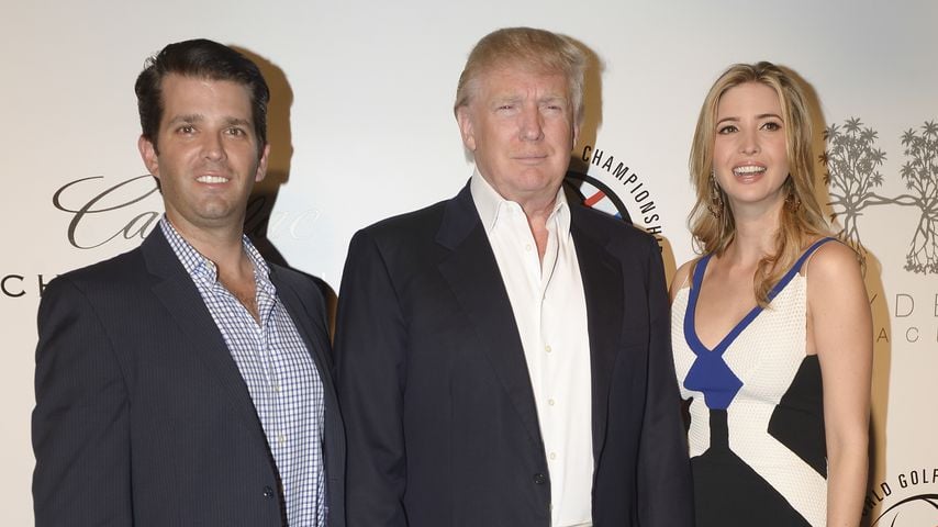 Donald Trump und seine Kinder Ivanka und Donald Jr.