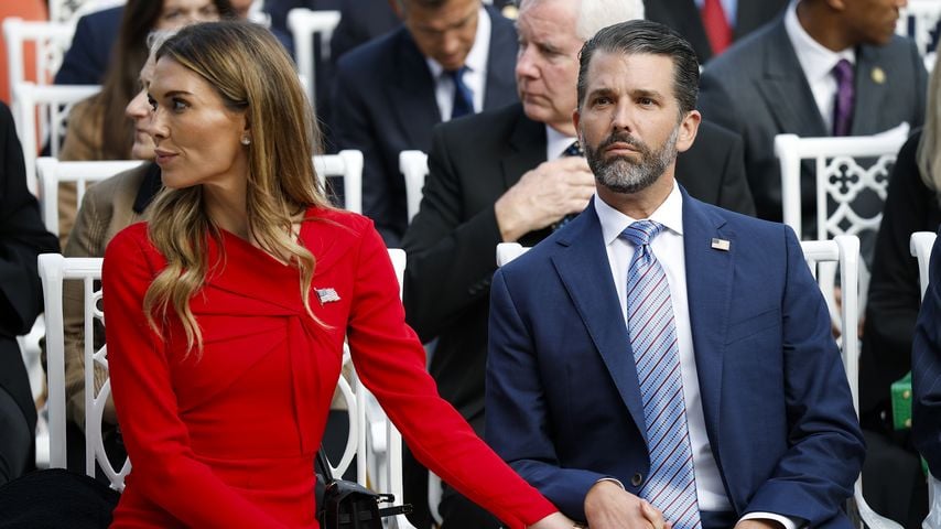 Bettina Anderson mit Donald Trump Jr., Oktober 2025