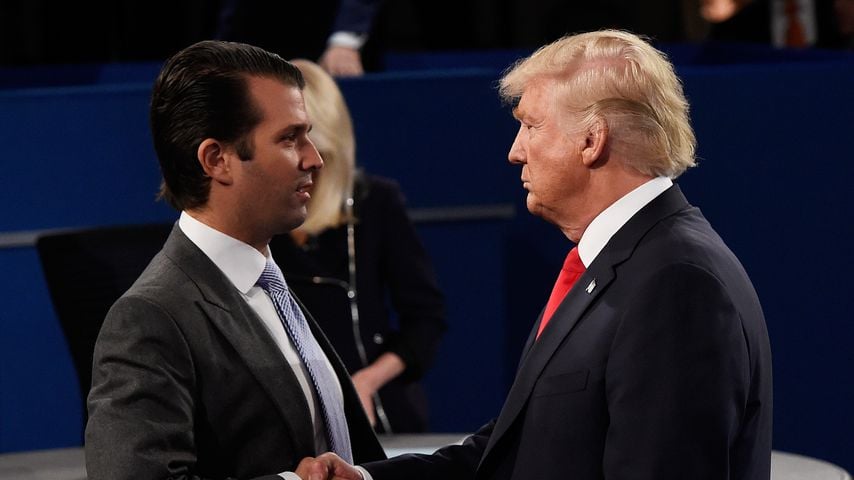 Donald Trump Jr. und sein Vater Donald Senior
