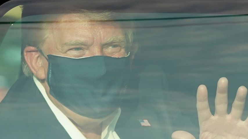 Kurz nach Infektion: Donald Trump verlässt das Krankenhaus