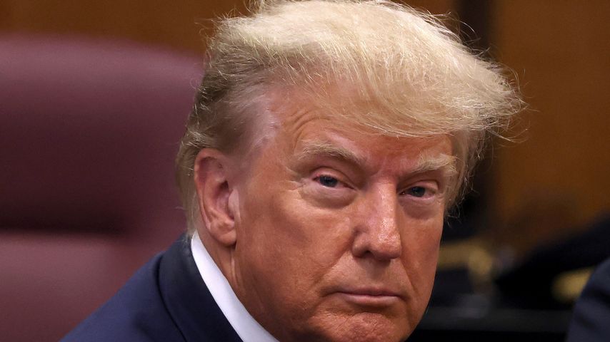 Donald Trump im Gerichtssaal, April 2023