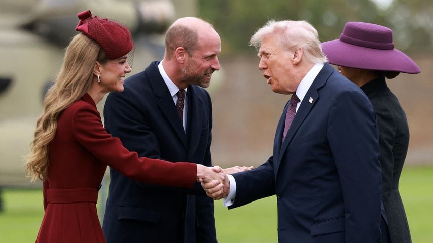 "Wunderschön": So herzlich begrüßt Trump Prinzessin Kate