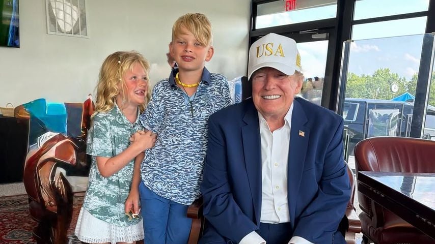 Donald Trump und seine Enkelkinder