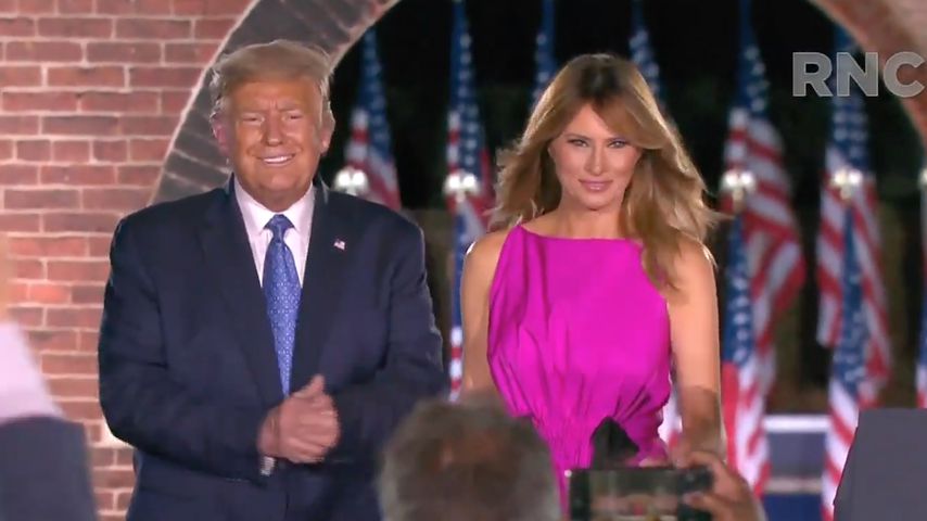 Donald und Melania Trump, August 2020