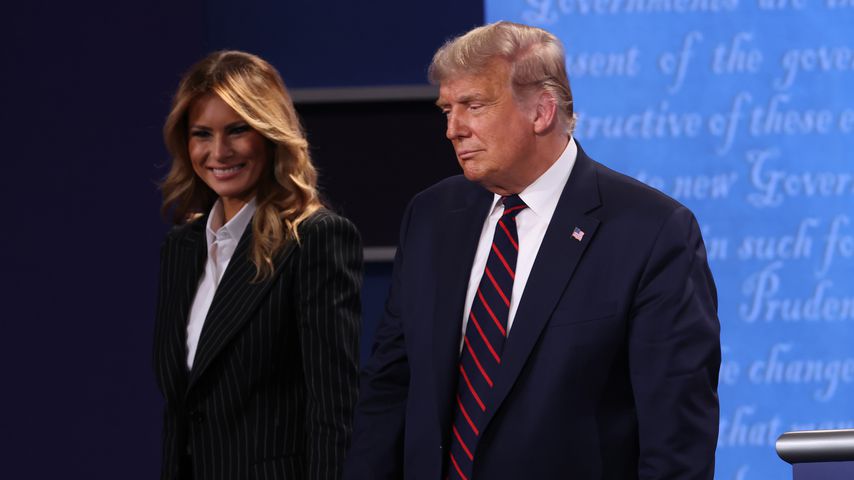 Donald Trump mit seiner Frau Melania